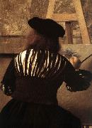 The Art of Painting (detail) eqt VERMEER VAN DELFT, Jan